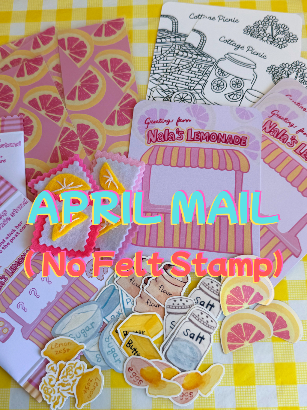 Past Mail- April ( No felt Stamp)