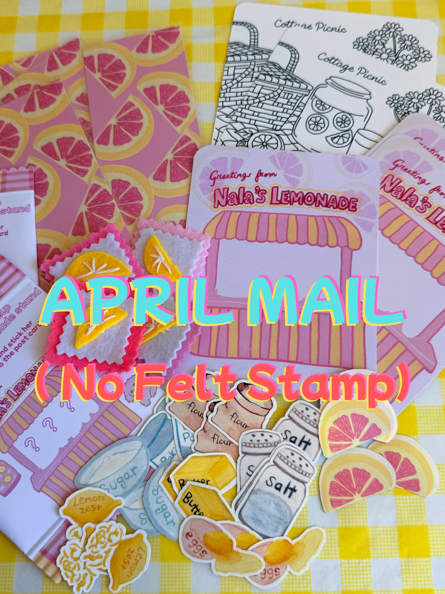 Past Mail- April ( No felt Stamp)